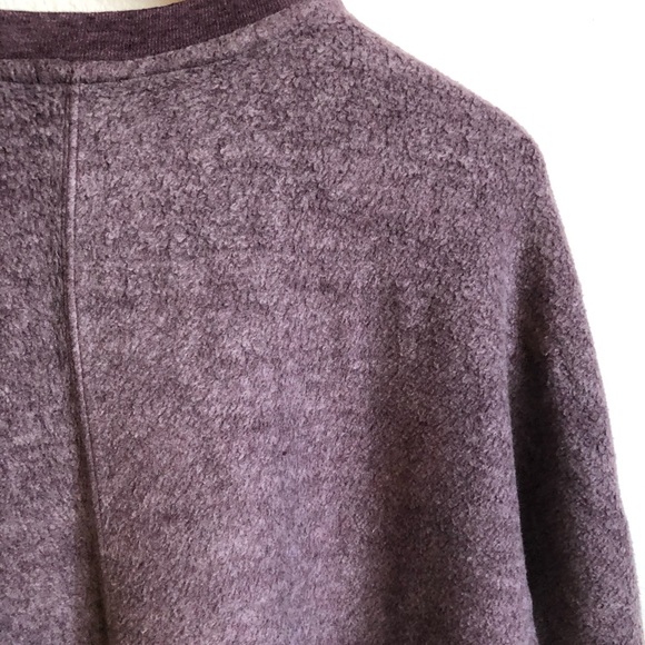 ZELLA Cozy Fleece High/low Sweatshirt In Purple - Picture 10 of 14
